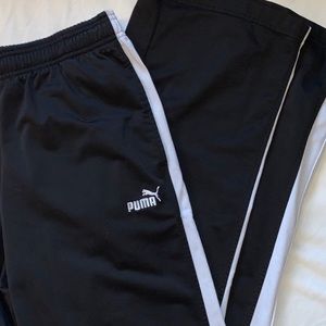 vintage puma wide leg track pants